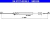 Трос, стояночная тормозная система ATE 24.3727-0339.2 (фото 1)