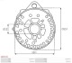 Кришка генератора AUTO STARTER ABR0212S (фото 3)