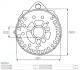 Кришка генератора AUTO STARTER ABR0262S (фото 3)