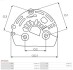 Шків ременя генератора AUTO STARTER APC0052S (фото 2)