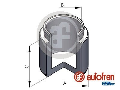 Поршень, корпус скобы тормоза AUTOFREN D025314 (фото 1)