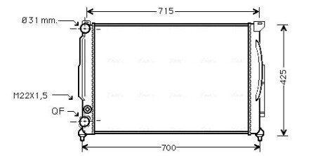 Датчик ABS, передний AVA COOLING AiA2105