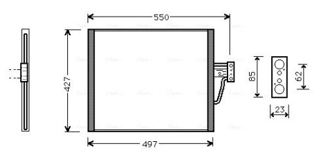 Конденсатор, кондиционер AVA COOLING BW5213