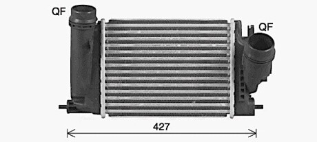 Охолоджувач наддувального повітря AVA COOLING DN4469 (фото 1)