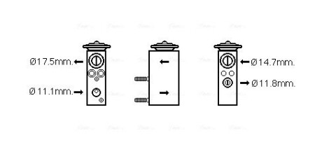 Расширительный клапан, кондиционер AVA COOLING FD1462
