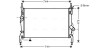 Радіатор охолодження TRANSIT 7 ALL MT -AC 06- (AVA) AVA COOLING FD2404 (фото 1)