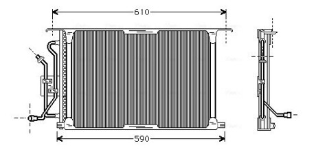 Конденсатор, кондиционер AVA COOLING FD5258 (фото 1)