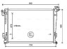 Радіатор охолодження HYUNDAI, KIA (AVA) AVA COOLING HY2372 (фото 1)