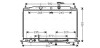 Радіатор охолодження HYUNDAI Accent (AVA) AVA COOLING HYA2177 (фото 1)