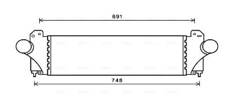 Интеркулер AVA COOLING IV4129 (фото 1)