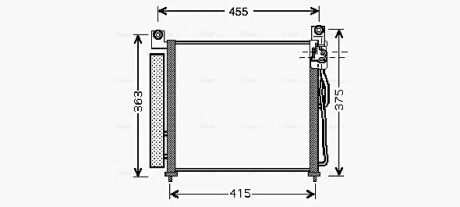 Радіатор кодиціонера AVA COOLING KA5065D