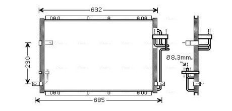 Конденсатор, кондиционер AVA COOLING KA5085