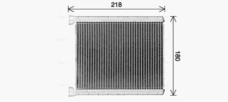 Теплообмінник, Система опалення салону AVA COOLING MS6763