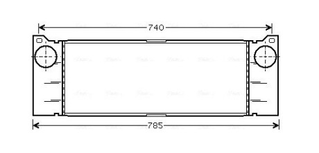 Интеркулер AVA COOLING MSA4371