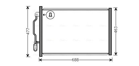 Конденсатор, кондиционер AVA COOLING MSA5605