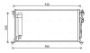 Конденсатор кондиціонера MITSUBISHI LANCER (CJ, CP) (96-) 2.0 i 16V (AVA) AVA COOLING MTA5220D (фото 1)