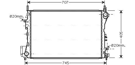 Датчик ABS, передний AVA COOLING OLA2395