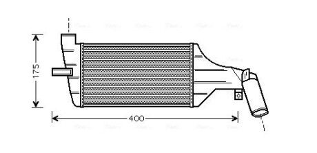 Интеркулер AVA COOLING OLA4325