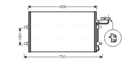 Конденсатор, кондиционер AVA COOLING VO5140