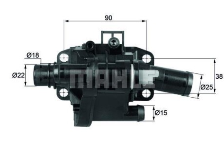 Термостат, охлаждающая жидкость BEHR TH 41 83