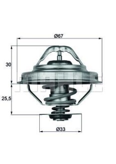 Термостат, охлаждающая жидкость BEHR TX 28 88D