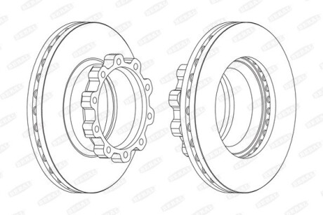 Тормозной диск BERAL BCR170A