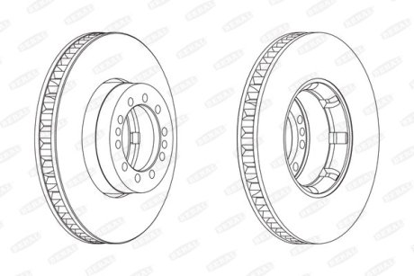 Тормозной диск BERAL BCR242A