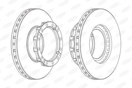 Тормозной диск BERAL BCR254A