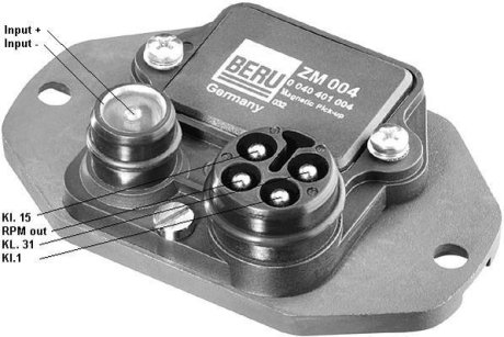 Коммутатор, система зажигания BERU ZM 004
