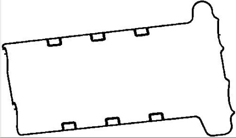 Прокладка, крышка головки цилиндра BGA RC7322 (фото 1)