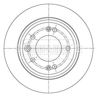Гальмiвнi диски BORG&BECK BBD5450