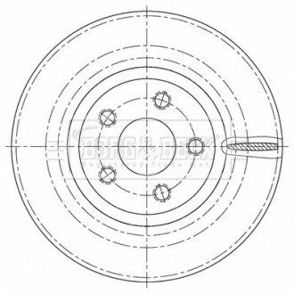 Гальмiвнi диски BF BORG&BECK BBD5465