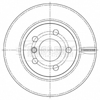 Гальмiвнi диски BORG&BECK BBD5494