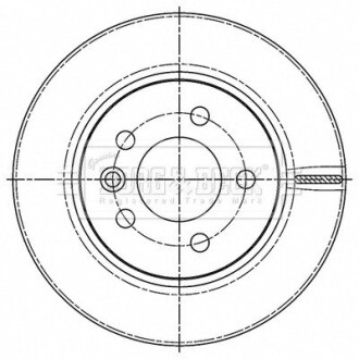 Гальмiвнi диски BORG&BECK BBD5509