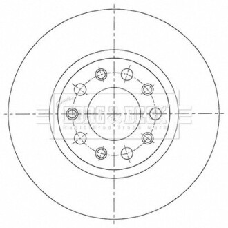 Гальмiвнi диски BORG&BECK BBD5523