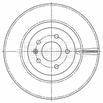 Гальмiвнi диски BF BORG&BECK BBD6191S