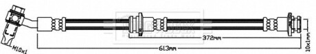 Гальмiвний шланг FRONT RH BORG&BECK BBH8422