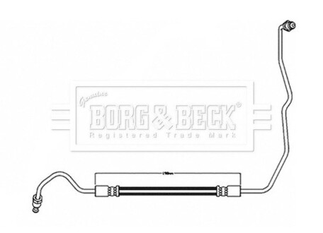 Гальмiвний шланг REAR RH BORG&BECK BBH8597