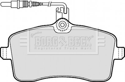 Гальмiвнi колодки дисковi BORG&BECK BBP1897 (фото 1)