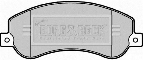 Гальмiвнi колодки дисковi BORG&BECK BBP2281