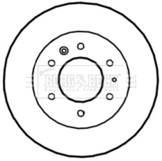 Гальмiвнi барабани BORG&BECK BBR7239