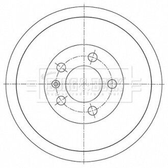 Гальмiвнi барабани BORG&BECK BBR7278