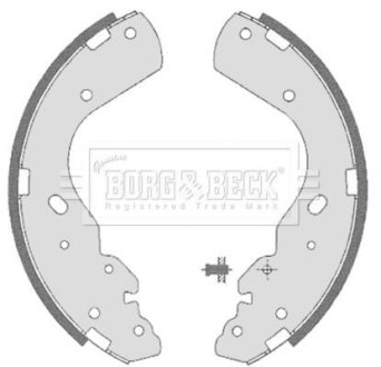 Гальмiвнi колодки барабаннi заднi BORG&BECK BBS6323