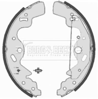 Гальмiвнi колодки барабаннi BORG&BECK BBS6357