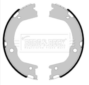 Гальмiвнi колодки барабаннi BORG&BECK BBS6466