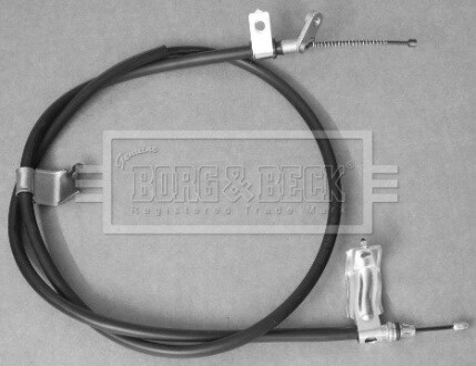 Трос ручного гальма RH REAR BORG&BECK BKB3214