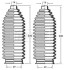 Пильник рульового керування 2шт. к-т з хомутами BORG&BECK BSG3242 (фото 1)