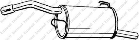Глушитель выхлопных газов конечный BOSAL 177-683