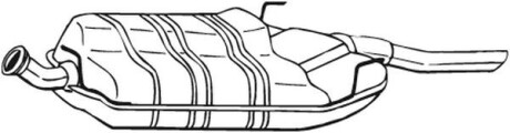 Глушитель выхлопных газов конечный BOSAL 215-831