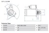 Стартер BOSCH 0 986 025 290 (фото 1)